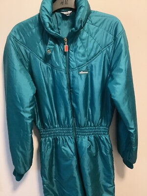 ELLESSE, Vintage , grün, Skianzug , Dt.42, Italienische 36/38
