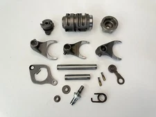 USED OEM 19-23 KAWASAKI KX 450 KX450 GEAR SHIFT DRUM CAM & FORKS ASSY