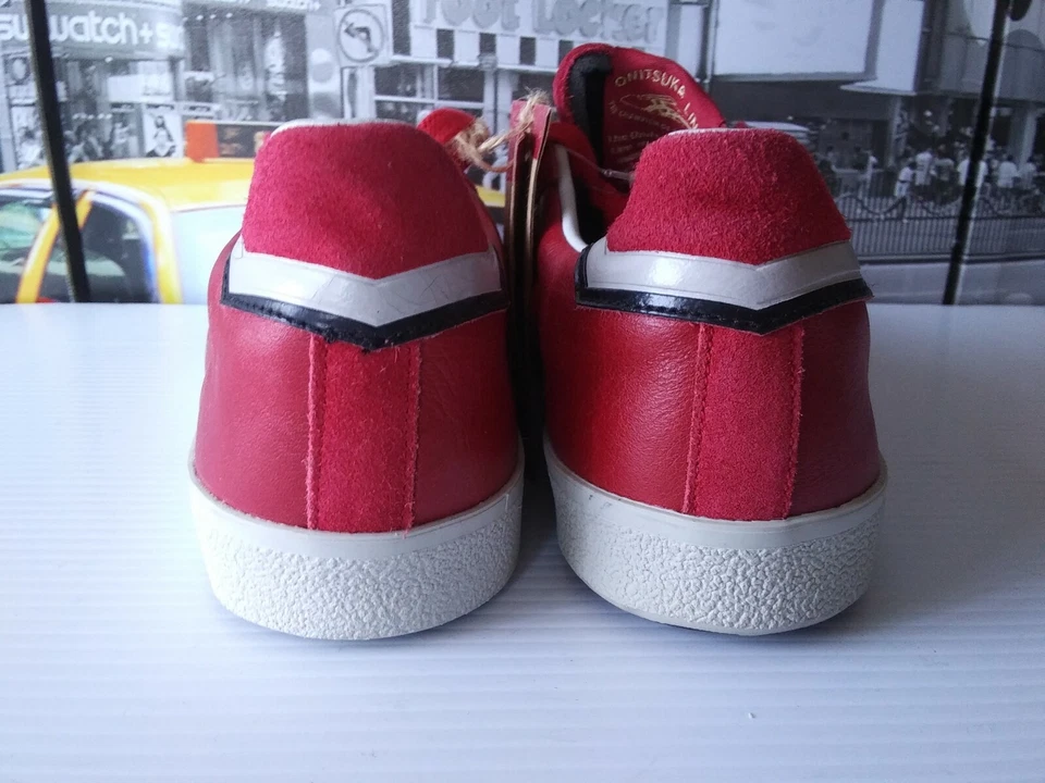 Onitsuka Tiger Lawnship Tenis Clásico Cuero LO Hombre Rojo Zapatilla EE. UU. 8 UE 41.5 Foto 3 de 4