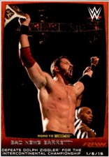Bad News Barrett 2015 Topps Road To Wrestlemania Card #77