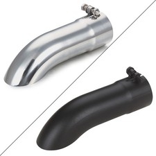 Stainless Steel Turn Down Exhaust Tip 3 Inletoutlet Angle Cut Tailpipe
