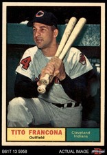 1961 Topps #503 Tito Francona Indians 6.5 - EX/MT+