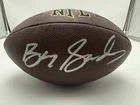 Barry Sanders Detroit Lions Signed Full Size Wilson NFL Football FSG COA HOF RB