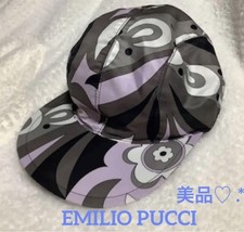 EMILIO PUCCI baseball Cap multicolor black purple Excellent Condition Italy