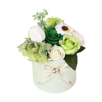 Badeseife Rose Blumenbox als Muttertagsgeschenk für Liebhaber, Frühlingsfest