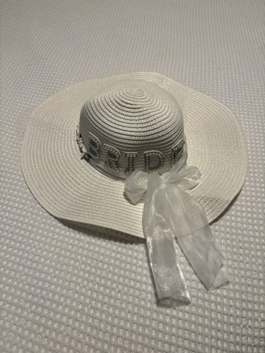 Bride Beach Hat (Wedding/Bachelorette/Bridal/Gift for Bride)