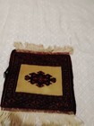 Vintage 12x12 Baluchi Tribal Hand-Knotted Wool Rug - Salesman Sample / Bag Face — photo 2