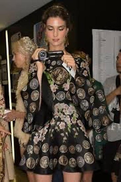 Women Dolce & Gabbana Dress Green Jacquard 38 / M