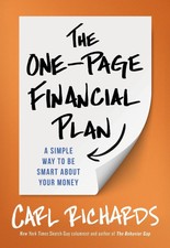 Image of The One-Page Financial Plan: A Simple Way To Be Smart About Your Money by Carl R