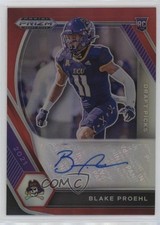 2021 Panini Prizm Draft Picks Red 168/199 Blake Proehl #DPA-BPR Auto 1f1