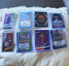 Topps Chrome UEFA Club Competitions 2024-25 Autograph 8-Card Lot only 2 not numb