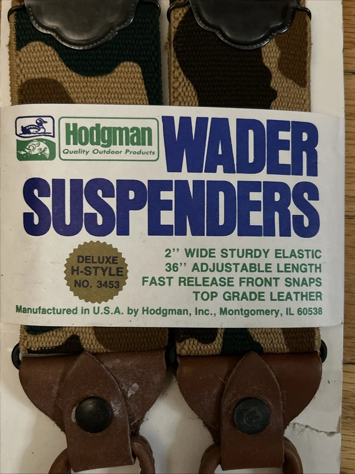 Hodgman Wader Suspenders H-Style  2" Wide 36" Adjustable Length - Image 3 of 4