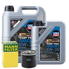 Motoröl 5W30 LIQUI MOLY Top Tec 4600 6L +MANN Ölfilter