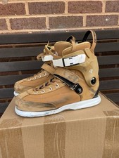 UNIVERSAL SKATE DESIGN Men’s Aggressive Inline Skates Boots Only Tan/White/Black