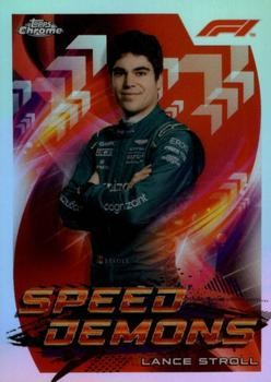 Lance Stroll 2022 Topps Chrome Formula 1 - Speed Demons #SD-LS -