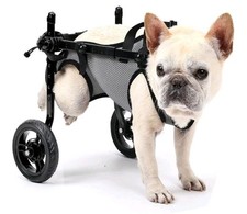 Dog Wheelchair for Back Legs, Light Weight Dog Wheelchair Cart with Disabled...