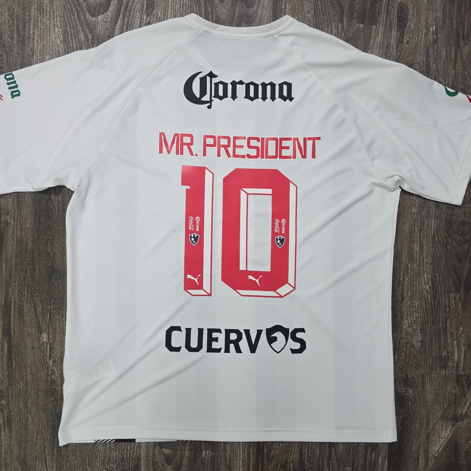2022 Puma Club De Cuervos Home Jersey Chava Iglesias Men XL Mexico Liga MX