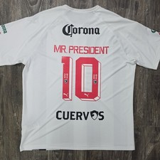 2022 Puma Club De Cuervos Home Jersey Chava Iglesias Men XL Mexico Liga MX