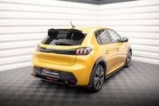 Maxton Design Diffusor Flaps passend f&uuml;r Peugeot 208 GT Mk2 schwarz Hochglanz