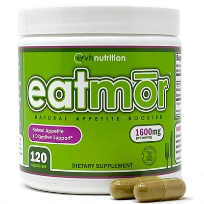 VH Nutrition Eatmor   Weight Gain Pills for Women & Men, 120 Capsules