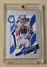 Peyton Manning Custom NFL Shield Patch Card 1/1 Indianapolis Colts Art Card #/1
