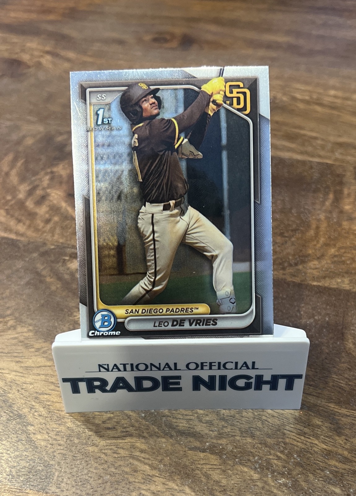 2024 Bowman Chrome - Prospects Leo De Vries #BCP-179 (RC) 1st Bowman