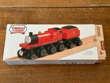 2021 Fisher Price Wooden Thomas Train James New VHTF