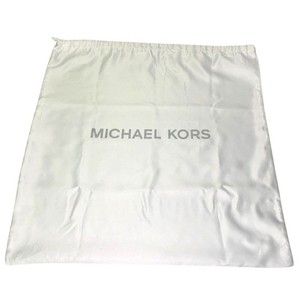 Michael Kors Silky White Dust Bag Grey Logo Large Size