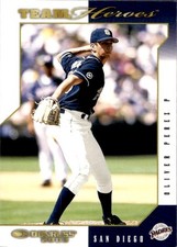 2002 Donruss Baseball Card # 419 Oliver Perez