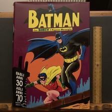 BATMAN dagli anni 30 agli anni 70 Rizzoli Milano Libri 1990 cartonato