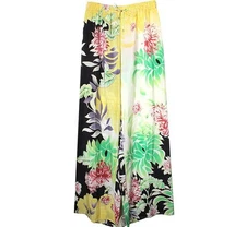GF FERRE' Gian Franco Ferre Silk Floral Wide Pants 42 39388200