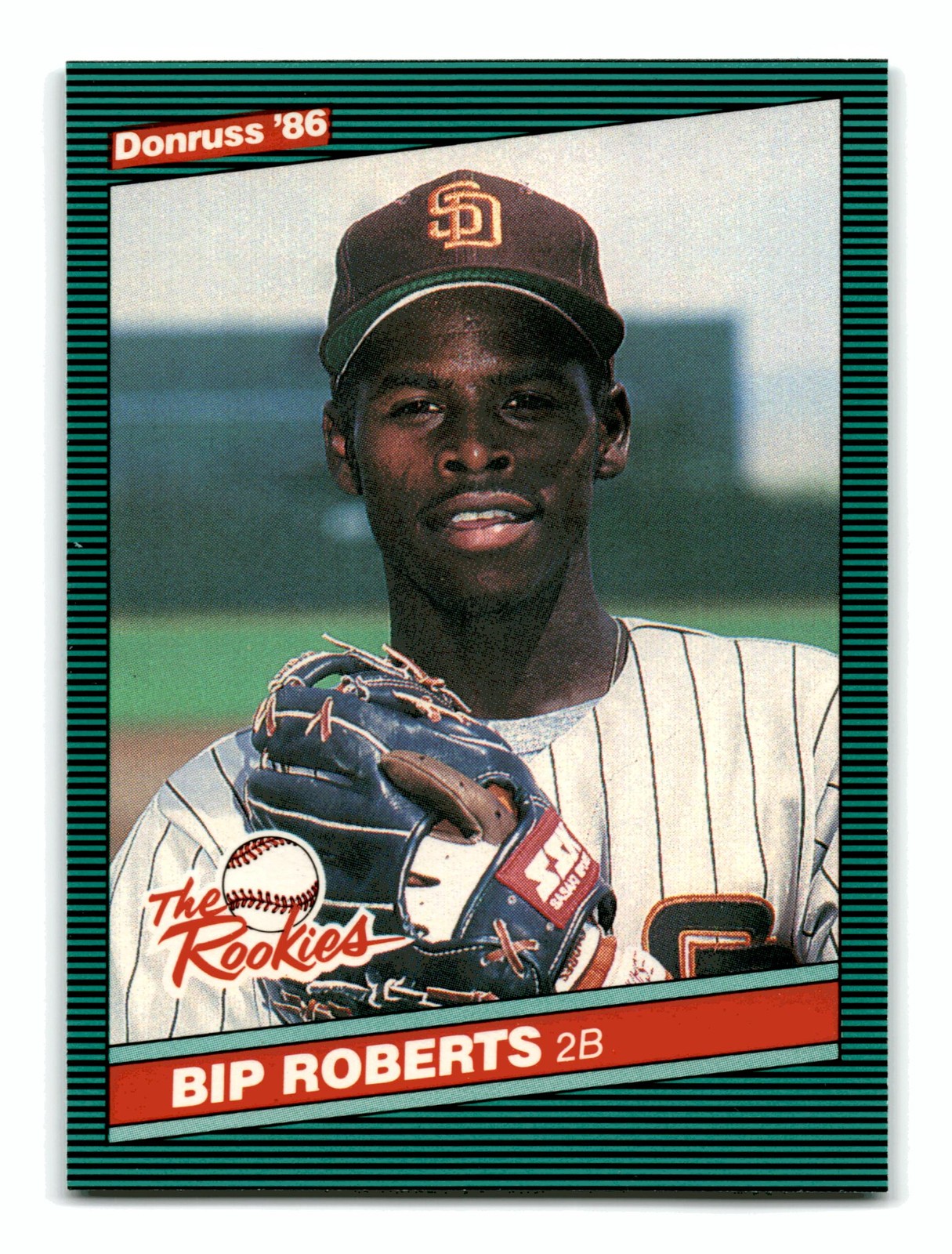 Bip Roberts 1986 Donruss The Rookies #33 San Diego Padres NM-MINT