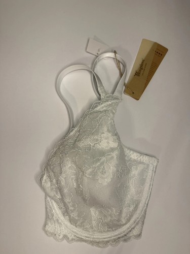 Wingslove Sexy Lacy Sheer Koronkowy Biustonosz Głęboki Bez podszewki Pełne krycie Fiszbiny - Zdjęcie 4 z 7