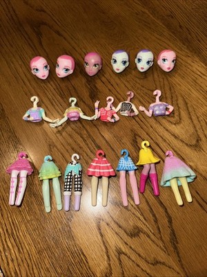Off The Hook Dolls Mini Doll Figures & Interchangeable Outfits Lot Of 18