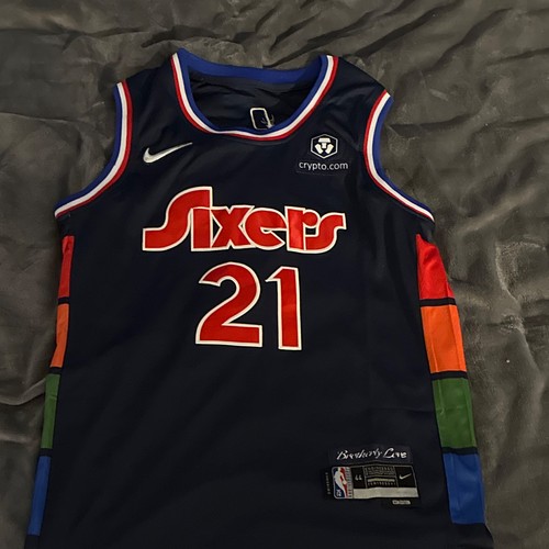 Nike Philadelphia 76ers Joel Embiid #21 City Connect Jersey Icon Edition