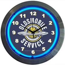 Neonetics 8OLDSM Gm Oldsmobile Service Neon Clock