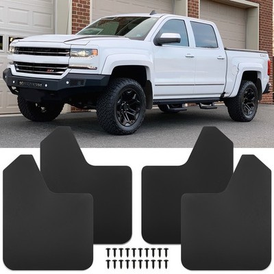 4Pcs Wide Rally Mud Flaps Splash Guards Mudguards For Chevrolet Silverado 1500