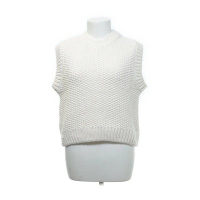 H&M, Pullunder, Größe: M, Weiß, Acryl/Polyester/Wolle, Sonstiges #dNP