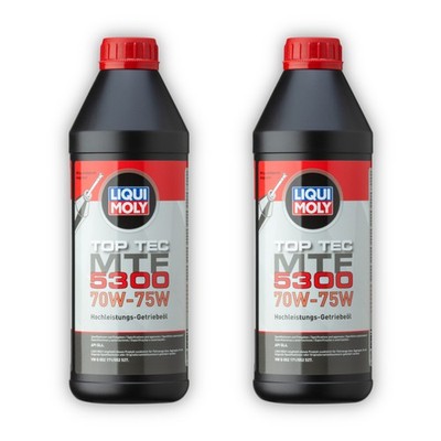 2x Getriebeöl Top Tec MTF 5300 70W-75W LIQUI MOLY 21359 Hochleistung Getriebe