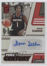 2022 Panini Chronicles Draft Picks Red 39/99 Dereon Seabron #TTC-DSE Auto 0x49