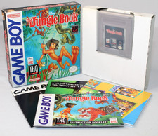 Disney's The Jungle Book Game Boy Complete CIB! Good Condition w/ RARE POSTER!