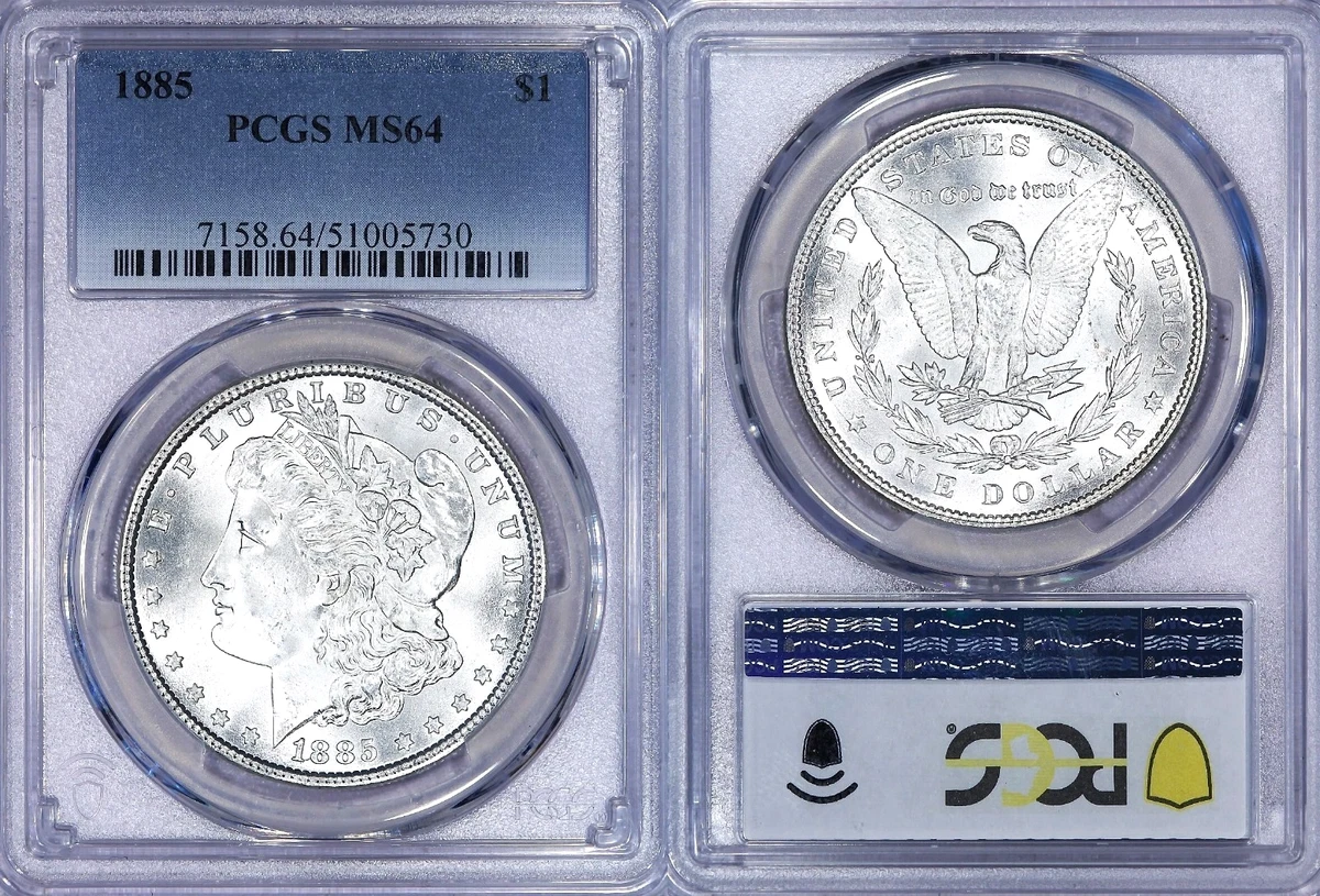 MS 64 Graded 1885 Year Morgan US Dollars (1878-1921) for sale | eBay