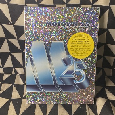 MOTOWN 25: Yesterday, Today, Forever (DVD, 3-Disc Set) Supremes, Jackson 5 New