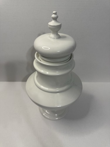 Mancioli Raymor Contenitore con Coperchio in Porcellana Bianca Made In Italy - Foto 2 di 6