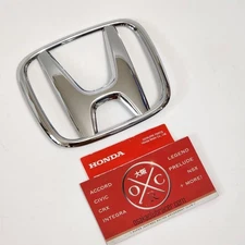Fit 2022-24 Honda Civic Front Emblem Grille Badge 75700-TF0-901 NEW  fit EV