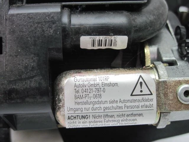 Seat Belt Volkswagen Passat 2002 02 2003 03 2004 04 2005 05 Passenger 542393 Foto 3 de 4