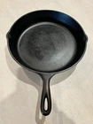Vintage Lodge 3 Notch #10 Cast Iron Skillet Heat Ring Mill Marks NICE L@@K