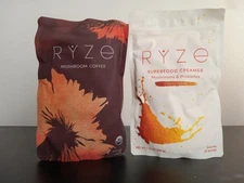 RYZE N Shine Bundle, USDA Organic Mushroom Coffee + Probiotic Coffee Creamer