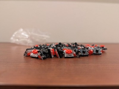 Keychron Low Profile Switches K1SE KS-27 84 PCS Red 3-Pin