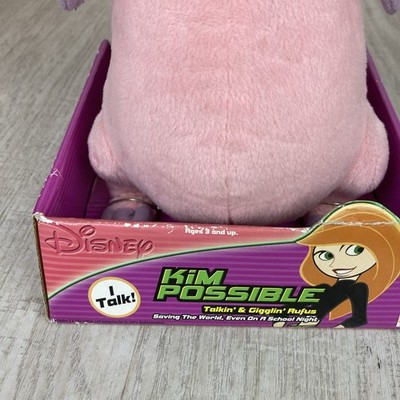 TALKIN' & GIGGLIN' RUFUS Kim Possible 10” Plush - Disney - TESTED